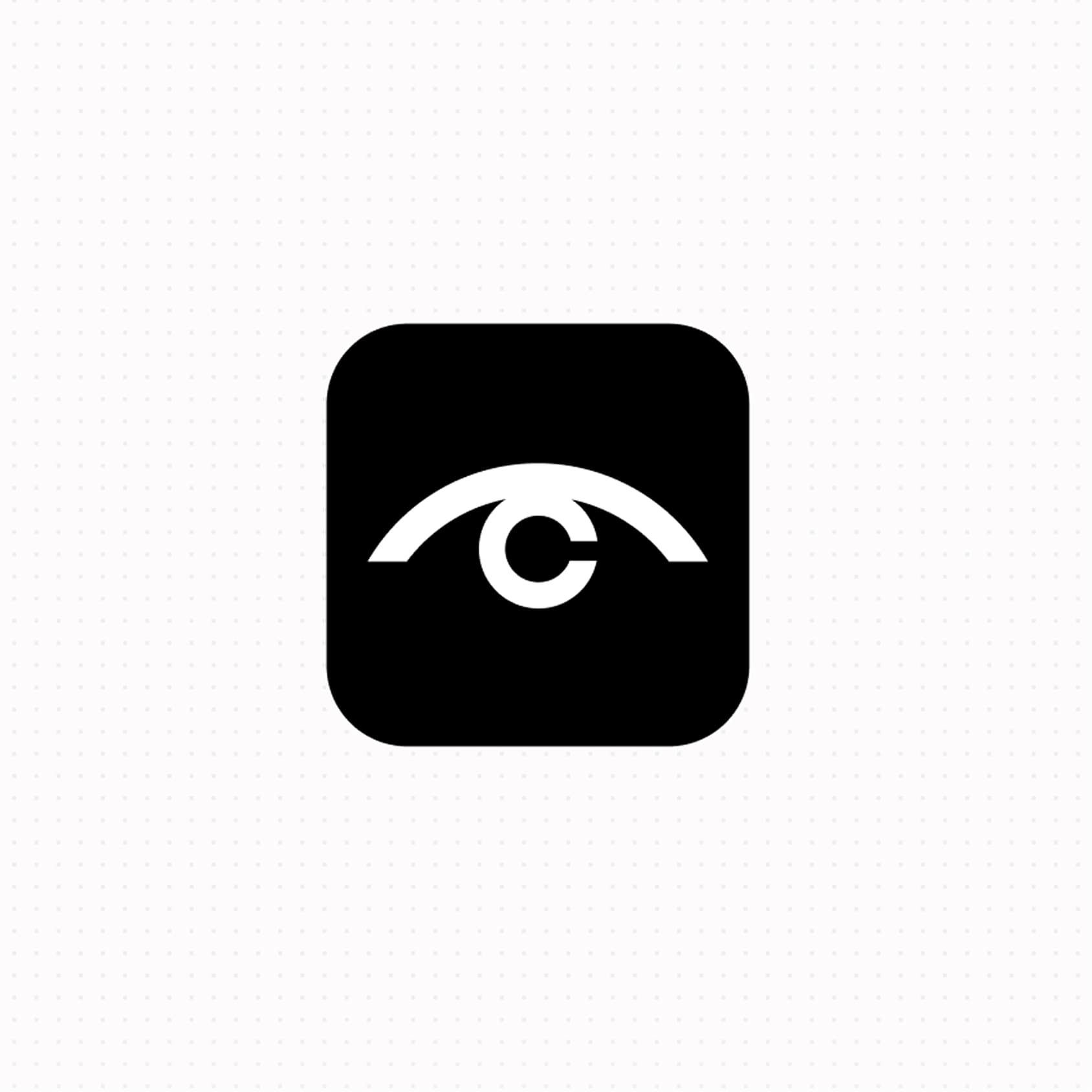Uceeit's white eye-shaped logo inside a black rounded square.